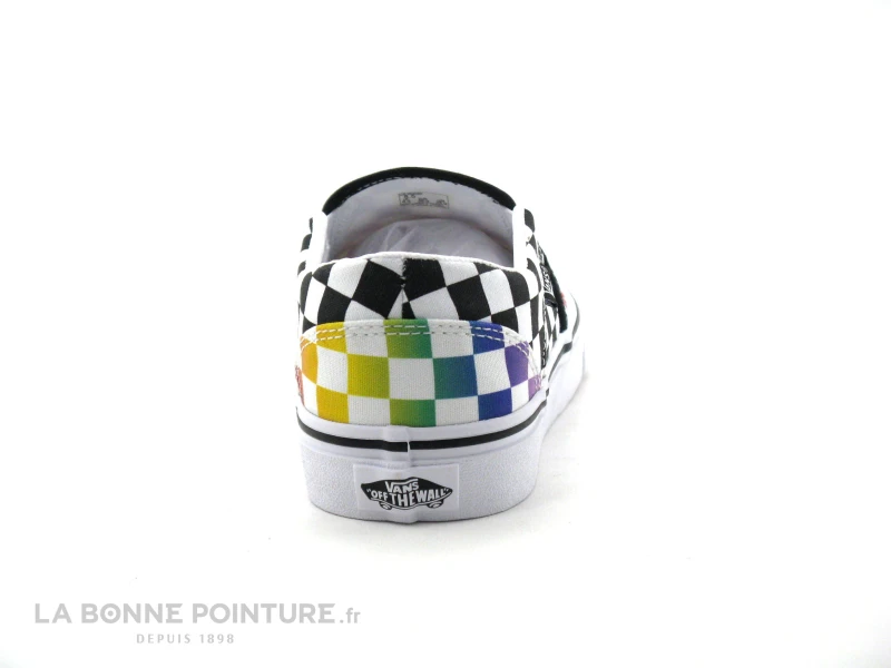 Vans ASHER Rainbow Check - Basket Damier Noir Multi 6 Vans ASHER Rainbow Check - Basket Damier Noir Multi – Image 4