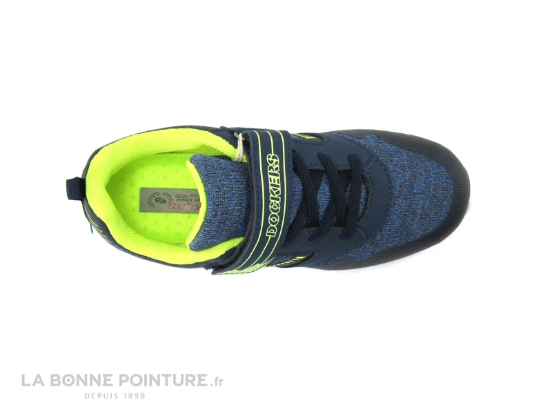 Dockers 48BT601 - Basket Bleu Marine Enfant - Elastique Et Velcro 8 Dockers 48BT601 - Basket Bleu Marine Enfant - Elastique Et Velcro – Image 6