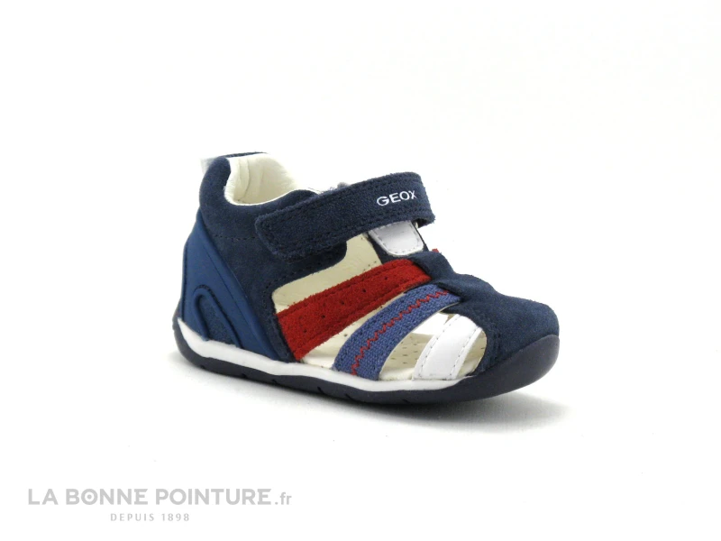 Geox EACH B50BB - Navy Red - Sandale Montante BEBE 3 Geox EACH B50BB - Navy Red - Sandale Montante BEBE
