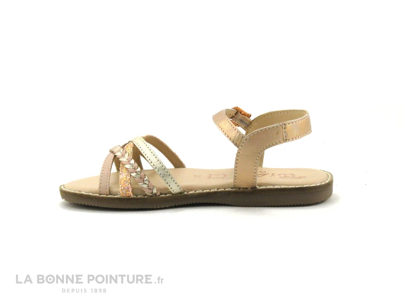 Wipop INOX Rose Gold - Sandales Mode Fille 5 Wipop INOX Rose Gold - Sandales Mode Fille – Image 3