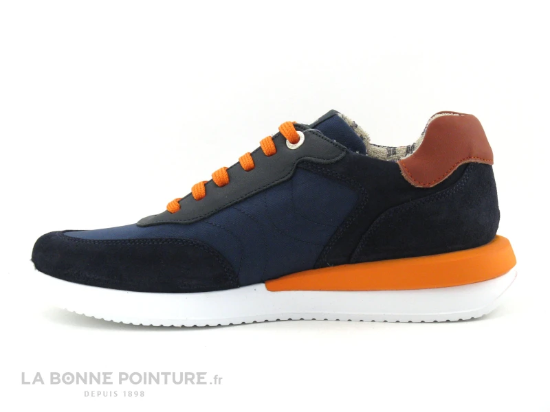 Callaghan 51100 Luxe - Bleu Marine - Orange - Basket Homme 5 Callaghan 51100 Luxe - Bleu Marine - Orange - Basket Homme – Image 3
