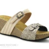 Autenti 687056 Gold - Beige - Pailletes Or - Mule Talon Compense -Tendance Pieds cd24607c73b9e66c561f35ea11d5d5ef img 9977.jpg 159931